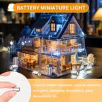 12-Pack Mini LED Spotlights, Battery Powered (Warm White)