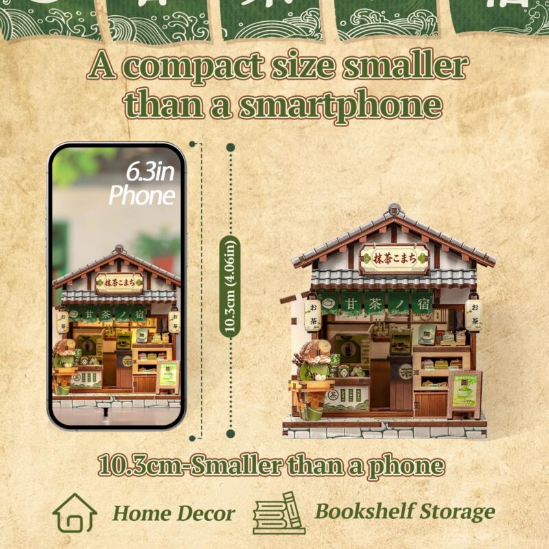 Cutebee Kyoto Matcha Cottage DIY Miniature House Kit