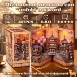 Cutebee Twilight Sakura Path DIY Book Nook Kit