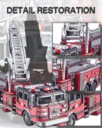 Piececool Ladder Truck Fire Engine 3D Metal Model Kit (354 Pcs)