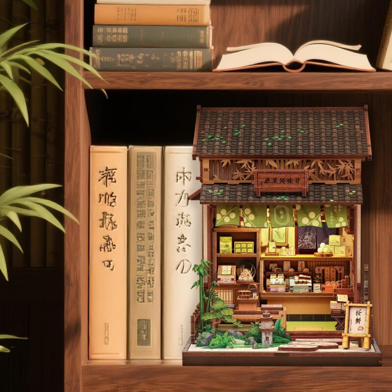 Cutebee Wagashi Sweet Shop DIY Book Nook Kit
