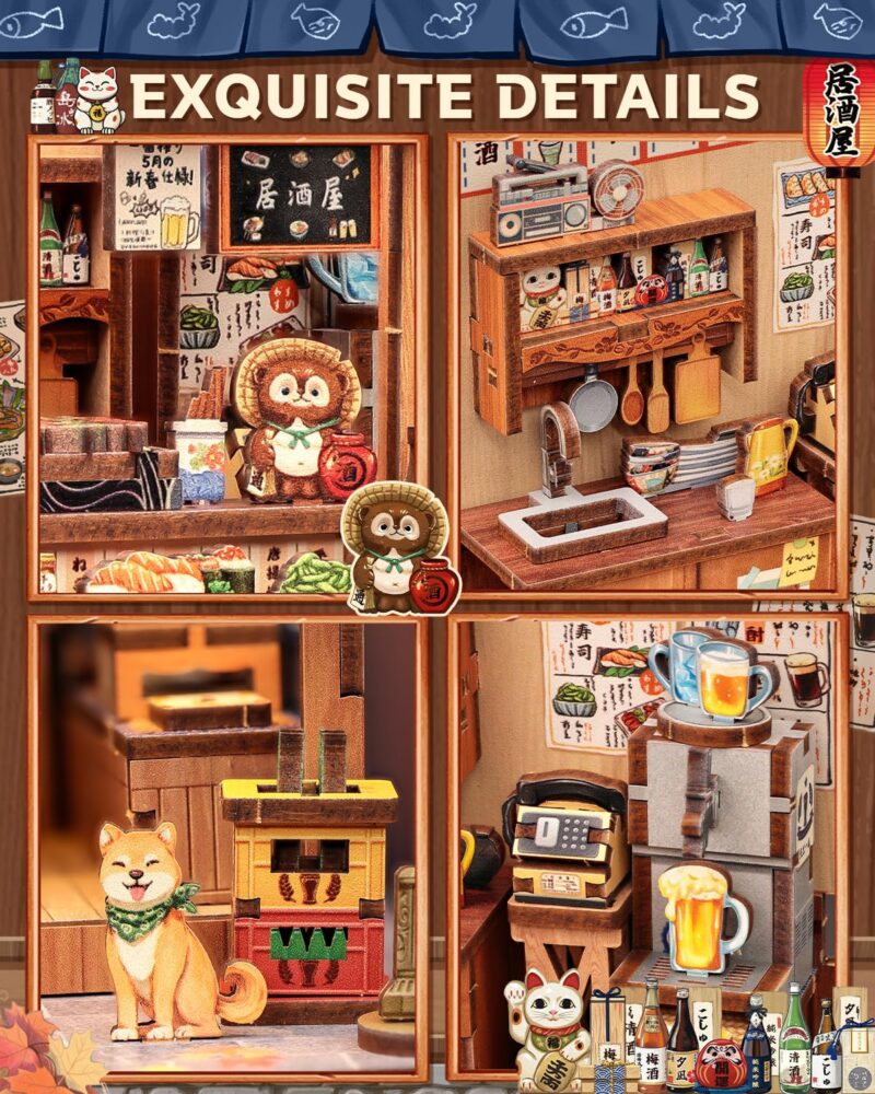 Cutebee Izakaya DIY Book Nook Kit