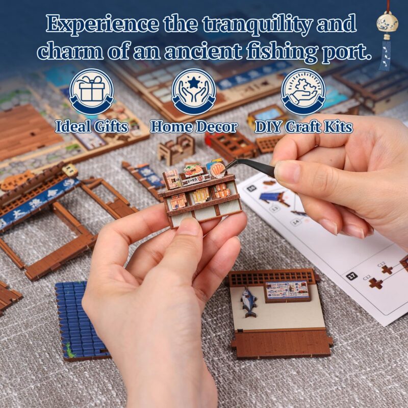 Cutebee Fukuoka Mentaiko Kitchen DIY Miniature House Kit