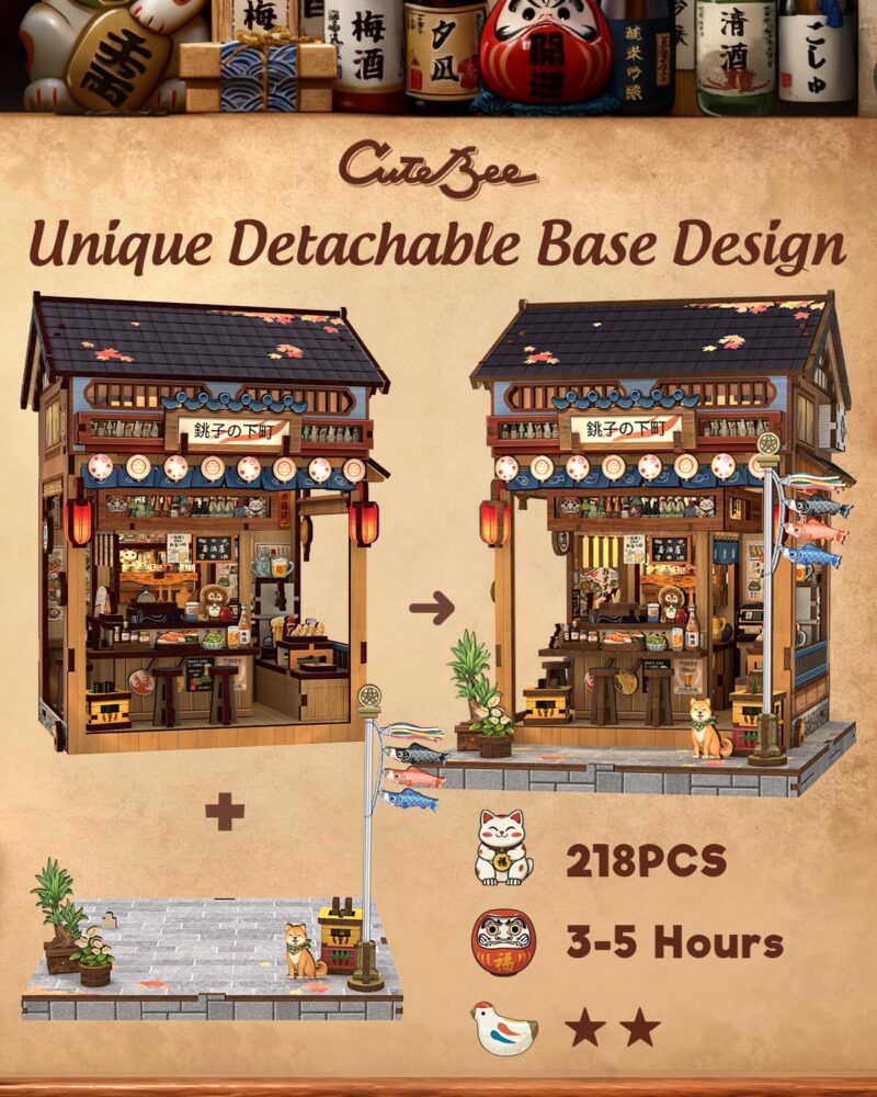 Cutebee Izakaya DIY Book Nook Kit