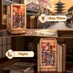 Cutebee Twilight Sakura Path DIY Book Nook Kit