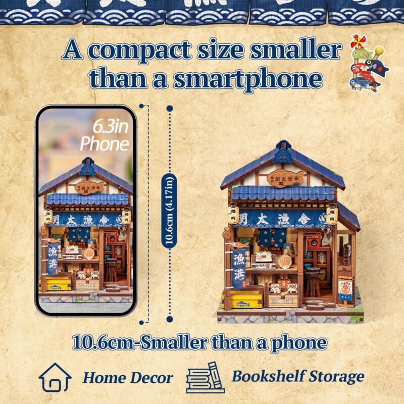 Cutebee Fukuoka Mentaiko Kitchen DIY Miniature House Kit