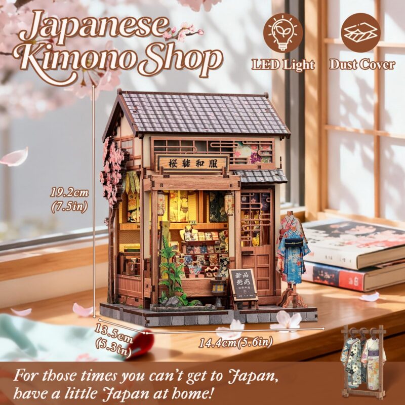 Cutebee Sakura Kimono Shop DIY Book Nook Kit