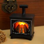 Gxsterd 1:12 Dollhouse Fireplace with LED Flame (2-Pack)