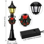 Miniature LED Street Lamp Models (4-Pack)