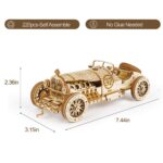 Rokr Grand Prix Car 3D Wooden Puzzle — view 5