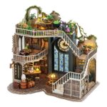 Cutebee Magic House DIY Miniature House Kit with LED
