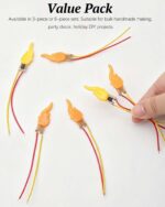 Luantuo Flickering Flame Effect Mini LED Lights (6-Pack)