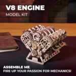 Ugears V8 Engine 3D Wooden Puzzle — view 5