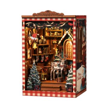 Nextips Snow Realm Pavilion DIY Book Nook Kit with LED