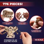 Ugears V8 Engine 3D Wooden Puzzle — view 3