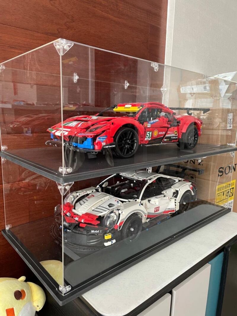 Dofopo Clear Acrylic Display Case (45 x 20 x 20 cm)
