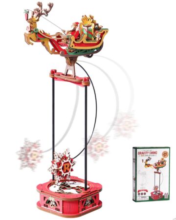 Rokr Santa on Sleigh 3D Wooden Puzzle