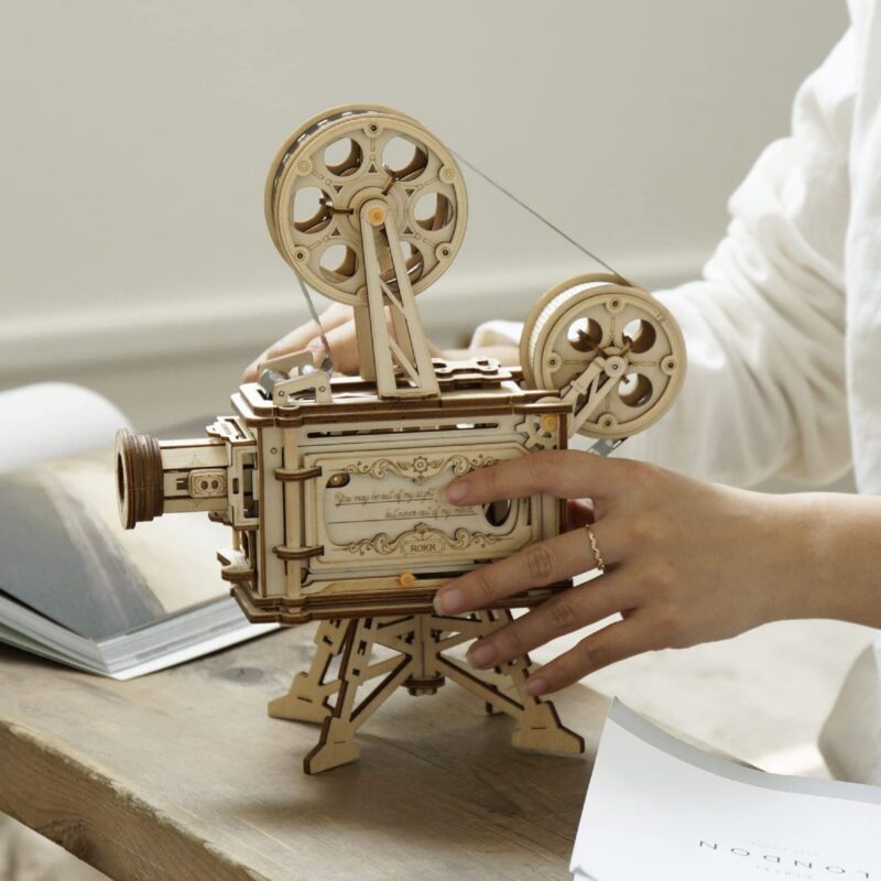 Rokr Vitascope 3D Wooden Movie Projector Puzzle — view 3
