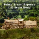 Rokr Prime Steam Express 3D Wooden Train Puzzle — view 2