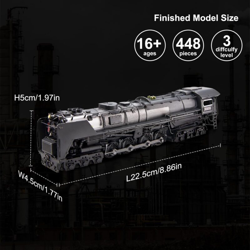 Piececool Class S-2 Steam Locomotive 3D Metal Model Kit