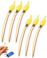 Luantuo Flickering Flame Effect Mini LED Lights (6-Pack)