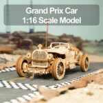 Rokr Grand Prix Car 3D Wooden Puzzle — view 2