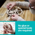 Ugears Aero Clock 3D Wooden Puzzle with Pendulum — view 4