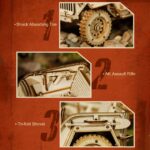Rokr Army Field Car 3D Wooden Puzzle — view 3