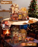 Cutebee Bread Factory 3D Wooden Puzzle with LED