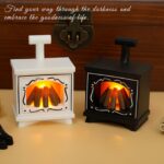 Gxsterd 1:12 Dollhouse Fireplace with LED Flame (2-Pack)
