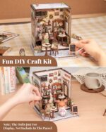 Cutebee Sunny Cafe DIY Book Nook Kit with LED