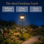 Abaodam 1:12 Miniature Lamp Post, Battery LED