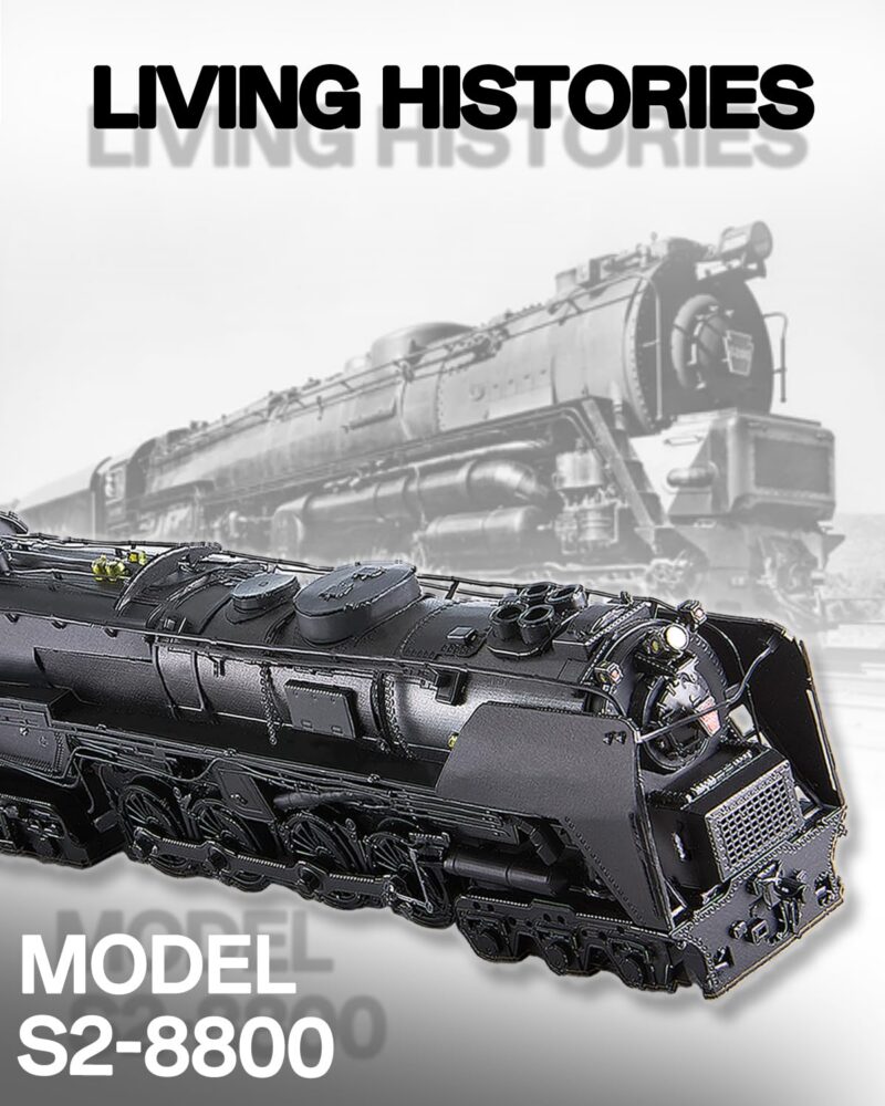 Piececool Class S-2 Steam Locomotive 3D Metal Model Kit