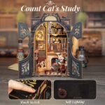 Cutebee Forest Tea Shop DIY Miniature House Kit with LED