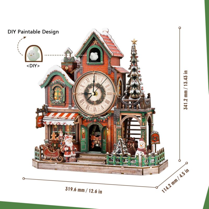 Woodbests Christmas Cuckoo Clock 3D Wooden Puzzle