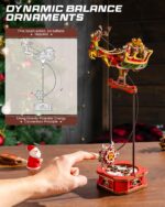 Rokr Santa on Sleigh 3D Wooden Puzzle