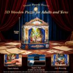 Cutebee Dream Parade Theatre 3D Wooden Puzzle with LED