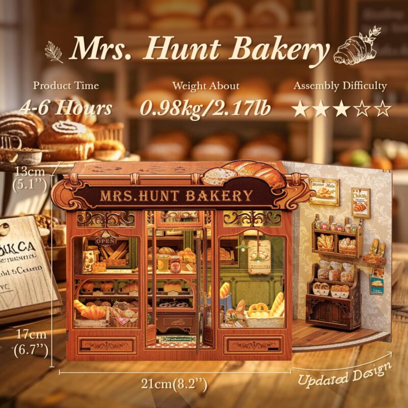 Cutebee Mrs. Hunt Bakery DIY Book Nook Kit