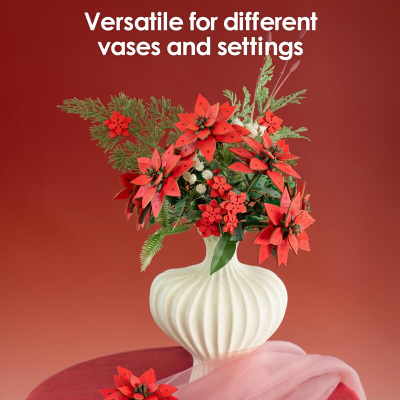 Robotime Poinsettia 3D Wooden Puzzle