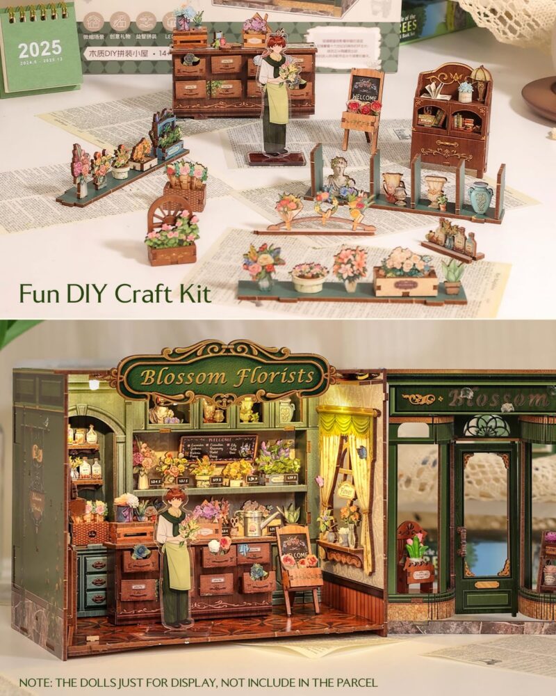 Cutebee Blossom Florists DIY Book Nook Kit