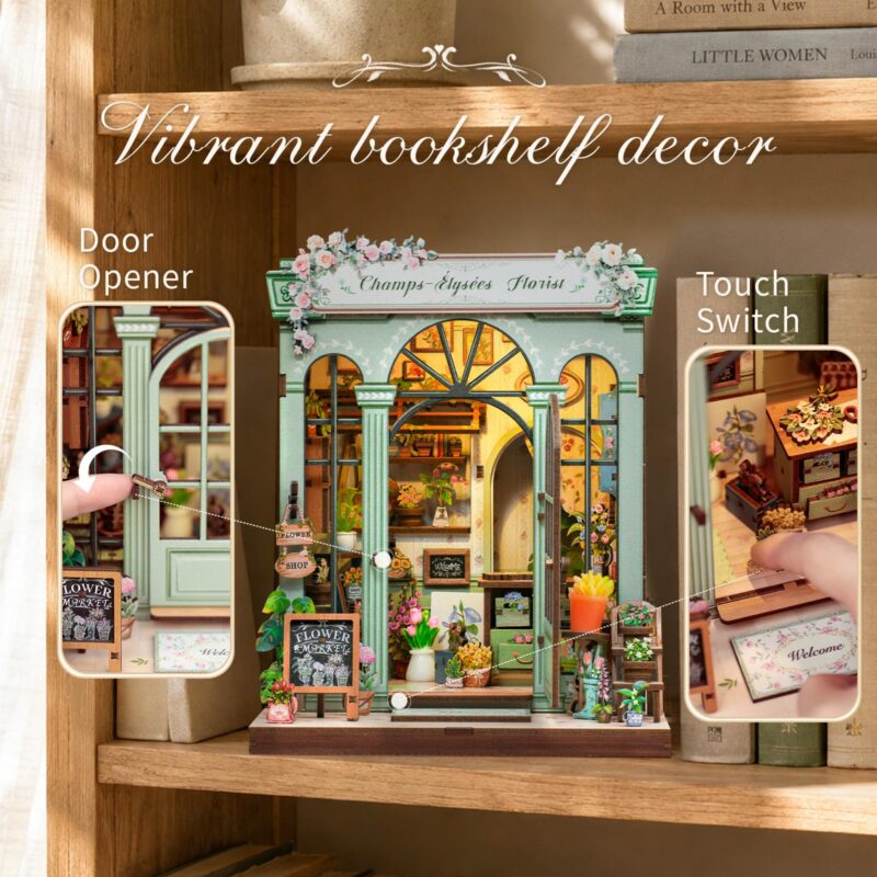 Cutebee Champs-Élysées Florist DIY Book Nook Kit