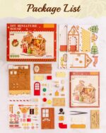 Robotime Gingerbread House DIY Miniature House Kit