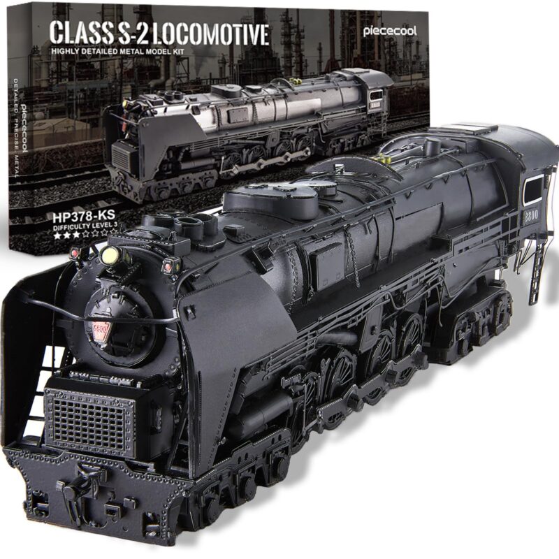 Piececool Class S-2 Steam Locomotive 3D Metal Model Kit Piececool Class S-2 Steam Locomotive 3D Metal Model Kit
