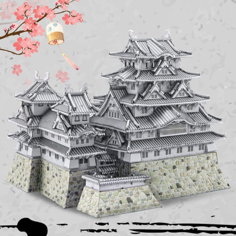 Piececool Himeji Castle 3D Metal Model Kit (486 Pcs)