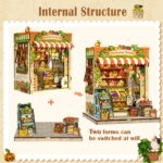 Cutebee The Greens' Grocery DIY Book Nook Kit