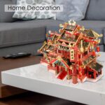 Piececool Chinese Ancient Restaurant 3D Metal Model Kit (215 Pcs)