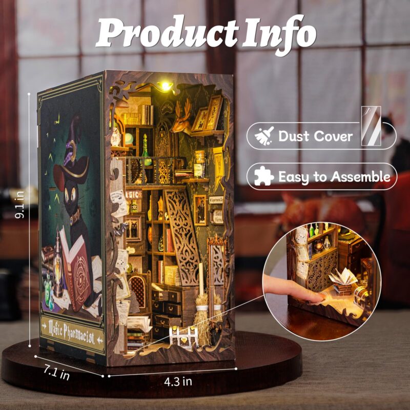 Cutebee Magic Pharmacist DIY Book Nook Kit