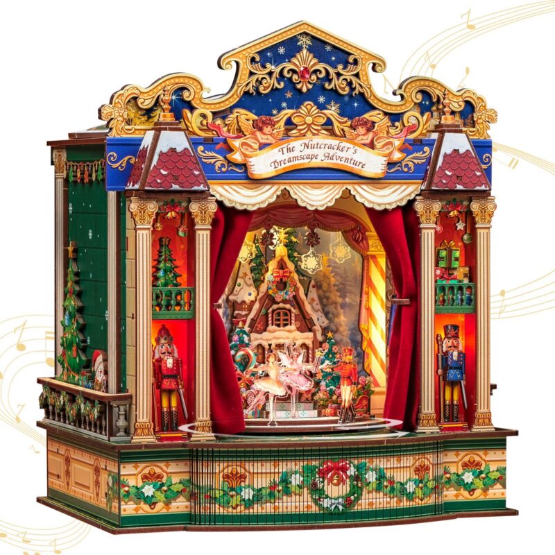 Cutebee The Nutcracker's Dreamscape Adventure 3D Wooden Puzzle with LED Cutebee The Nutcracker's Dreamscape Adventure 3D Wooden Puzzle with LED