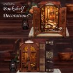 Cutebee Bookshop Memories DIY Book Nook Kit with LED