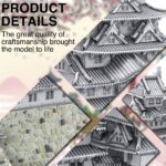 Piececool Himeji Castle 3D Metal Model Kit (486 Pcs)